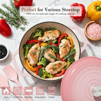 Umite Chef 6QT Enameled Cast Iron Dutch Oven - Image 4