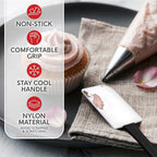 Silicone Spatula Set, 17 Piece Baking Utensils, Nylon and Stainless Steel - Image 6