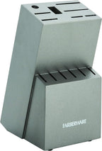 Farberware 15-Piece Stamped Stainless Steel Knife Block Set, High-Carbon - Image 2