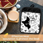 Funny Black Cat Pot Holders - Image 4