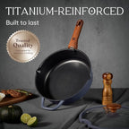 CAROTE 30-Piece Titanium Cookware Set, Nonstick Pots and Pans Set - Image 3