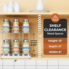 Mystozer Pull Out Spice Rack Organizer - Image 2