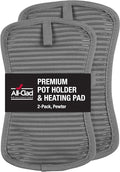 All-Clad Premium Pot Holder & Heating Pad, Heat Resistant to 500 Degrees by All-Clad