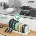 Pots and Pans Organizer for under Cabinet, Pan Pot Organizers inside Cabinet - Image 5