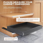 Seinloes 4 Pack Expandable Width Pull Out Cabinet Organizer 21" Deep - Image 4