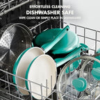 GreenPan Rio Healthy Ceramic Nonstick 8" Frying Pan Skillet and Silicone - Image 7