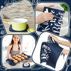 Fourluoo 10 Pcs Farmhouse Kitchen Decor and Accessories Set 4 Kitchen Towels 2 - Image 5