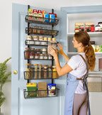 Mefirt Over The Door Pantry Organizer, Pantry Organization and Storage - Image 8
