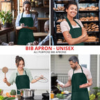 Utopia Kitchen 10 Pack Bib Apron Adjustable - Image 5