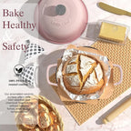 Cast Iron Dutch Oven Pot with Lid, Round Bread Oven - Image 2