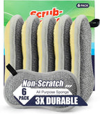 Dual Sided Multi-Purpose Sponges Kitchen, Non Scratch Dish Sponge by PANYEE