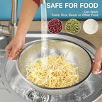 Colander for Kitchen, Stainless Steel Colander Strainer - Image 3