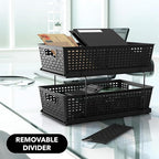 Simple Houseware 2 Tier Bathroom Organizer Tray Pull-Out Sliding Drawer - Image 9