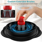 Mini Dish Brush for Cleaning Chicken Shredder, Palm Brush Dish Scrubber - Image 3