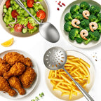 5 Pcs Newness Cooking Utensils Set, 304 Stainless Steel Kitchen Utensils Set - Image 9