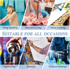 Hercicy 3 Pcs Heavy Duty Waterproof Aprons 47" PVC Vinyl Aprons Transparent - Image 7