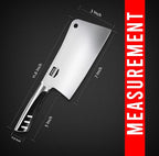 Utopia Kitchen 7 inch Cleaver Knife Stainless Steel Chef Butcher Knives - Image 2