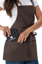 Chef Works Unisex Three Pocket Apron - Image 3