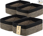 MiniArk Small Storage Baskets for Organizing | Closet Organizer Bins | Shelf by MiniArkStorageBasketsHome