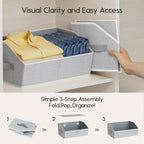 Homsorout Large Closet Organizers and Storage Bins - Image 4
