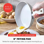 GreenPan x Bobby Flay 8" Nonstick Frying Pan Skillet, PFAS-Free Diamond Ceramic - Image 3