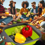 Square Collapsible Colander - Image 8
