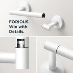 FORIOUS Toilet Paper Holder Wall Mount, SUS304 Stainless Steel Double Post - Image 3