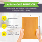 Small Bamboo Cutting Board – 12 Inch Wood Cutting Boards - Image 2