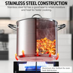 Cooks Standard 18/10 Stainless Steel Stockpot 12-Quart, Classic Deep Cooking - Image 4
