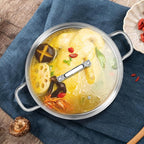 Homikit Large Stock Pot 14 Quart, Stainless Steel Chicken Soup Pot - Image 7