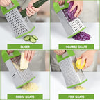 Urbanstrive Cheese Grater With Container, Professional Cheese Grater with Handle - Image 3