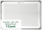 Restaurantware Met Lux 26 x 18 Inch Industrial Baking Pan 1 Heavy-Duty by Restaurantware