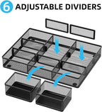 Marbrasse 3 Pack Desk Drawer Organizers - Image 2