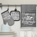 Sratte 6 Pcs Kitchen Decor Accessories Set Farmhouse Towels Pot Holders Oven - Image 2