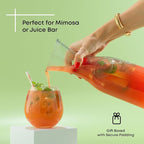 JoyJolt Glass Carafe with Lid, Iced Tea, Milk – Dishwasher Safe Beverage Drink - Image 5