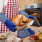 Alselo Silicone Oven Mitts Heat Resistant 932℉ - Image 4