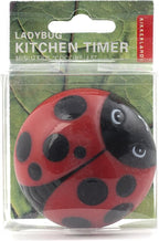 Kikkerland Ladybug Kitchen Timer, 5.7 x 5.7 x 4.4 cm - Image 2