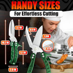 Heavy Duty Poultry Shears – Kitchen Shears Dishwasher Safe, Spring-Loaded - Image 2