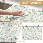 Kitchen Countertop Dish Drying Mat, Super Absorbent Coffee Bar Mat - Image 4