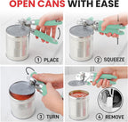 Zulay Kitchen Heavy Duty Stainless Steel Can Opener – Manual Can & Bottle Opener - Image 6