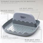 Spoon Rest for Kitchen Counter – Pot Lid Holder and Spoon Holder – Multipurpose - Image 5