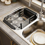 Stainless Steel Expandable Over Sink Dish Drying Rack | 11.4–18.5 inch - Image 8