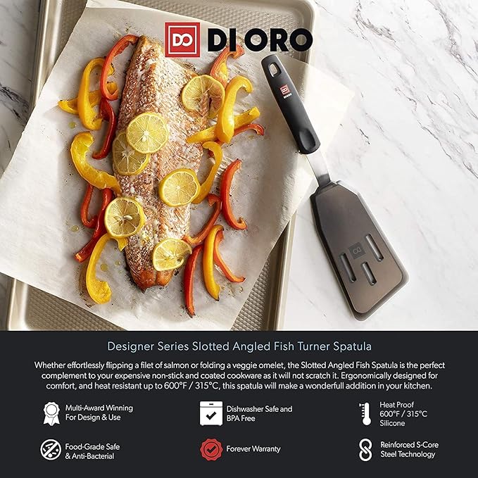 DI ORO Silicone Fish Spatula - Image 3