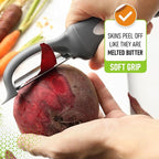 Spring Chef Premium Swivel Vegetable Peeler, Comfortable Handle and Ultra Sharp - Image 4