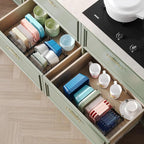 Expandable Food Container Lid Organizer, Large Capacity Adjustable 8 Dividers - Image 3