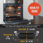 Chef Pomodoro Deluxe Large Carbon Steel Roasting Pan - Image 3