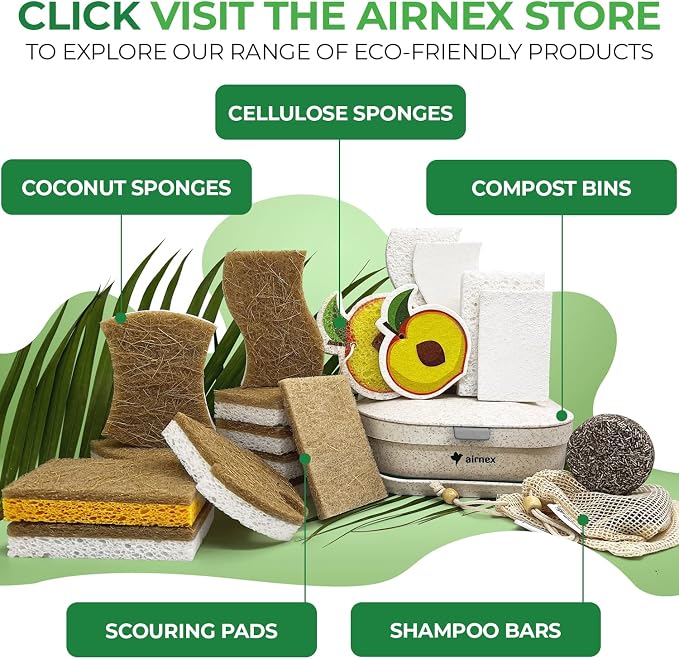 10 Pack Biodegradable Natural Kitchen Sponge - Image 6