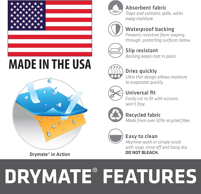 Drymate Coffee Maker Mat, Protects Kitchen Countertops From Spills, Stains & - Image 9