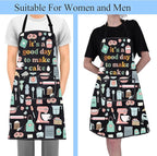 FUSTMW Cake Maker Gifts for Baker Kitchen Baking Apron - Image 4
