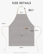Syntus Chef Apron for Men Women Kitchen Cooking Apron - Image 2